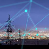 Visuel électricité réseau intelligent