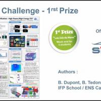 First prize of SIA's Student Challenge awarded to IFP School